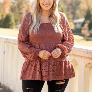 NWT Chic Soul “Out Of This World Gorgeous” Blouse
